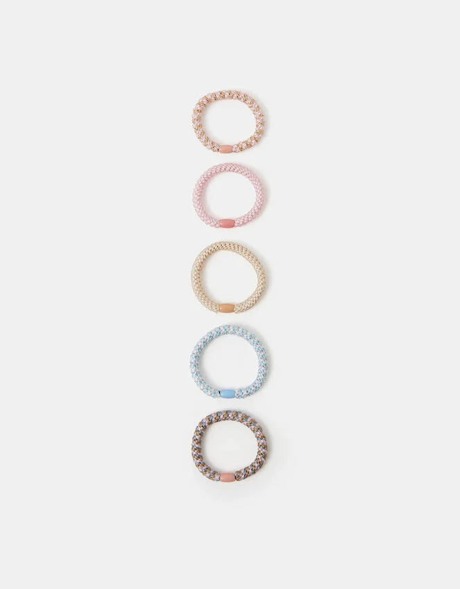 5-Pack Cord Hair Bands