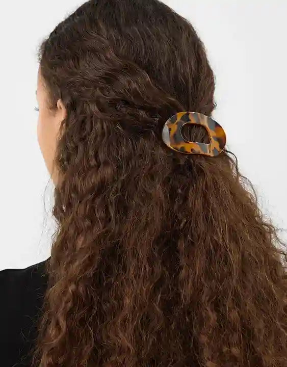 Small Tort Flat Claw Clip