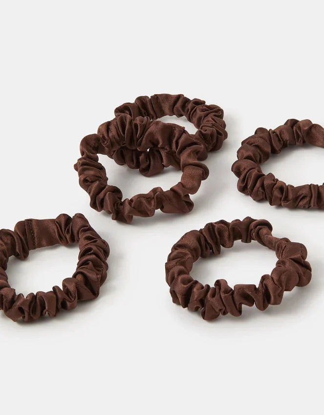 5 X SKINNY SCRUNCHIE PACK