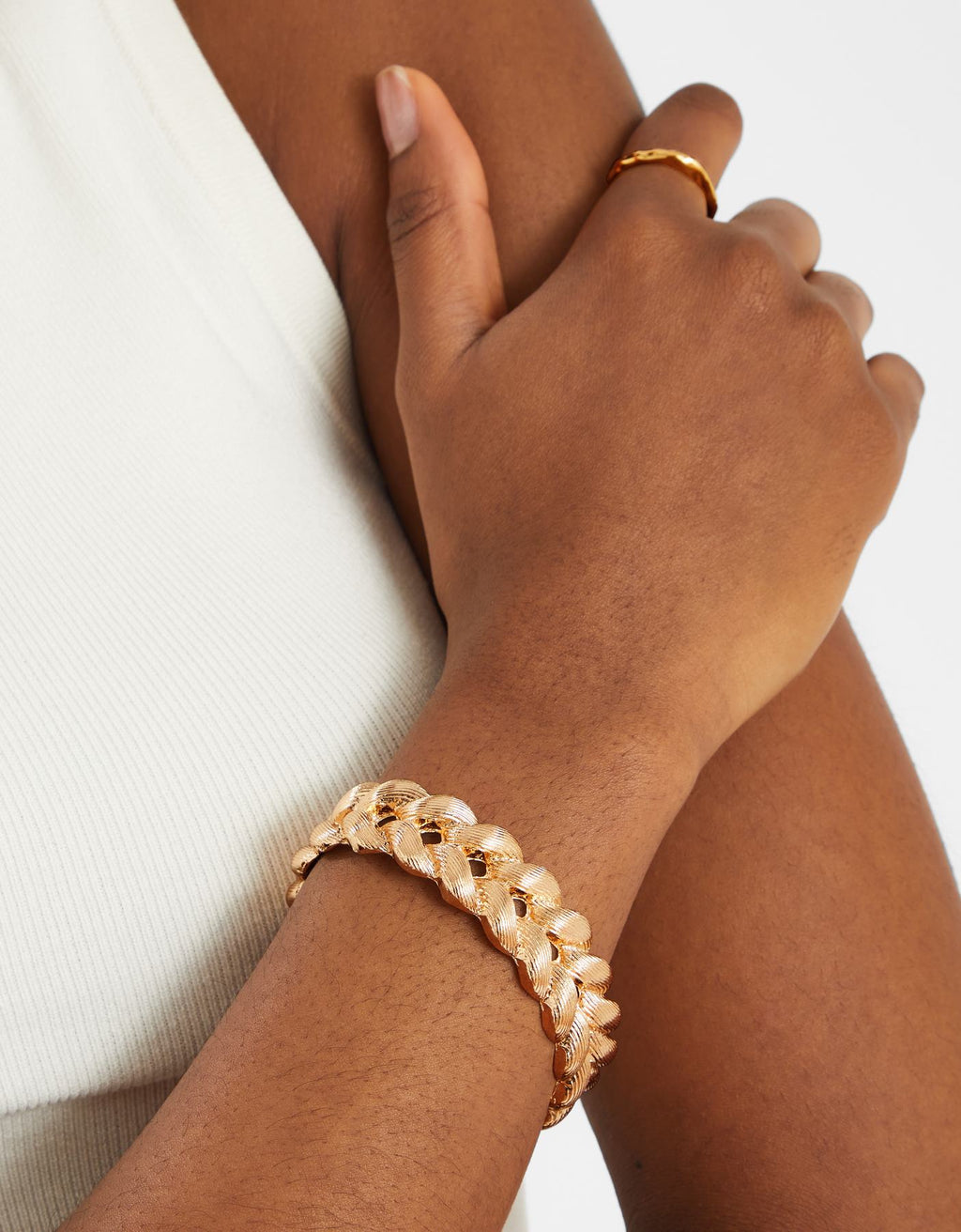Textured Plait Bangle