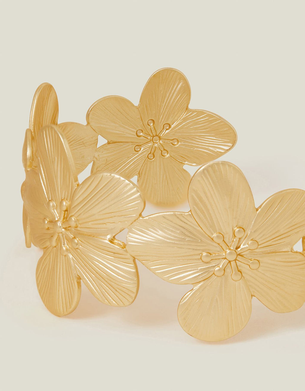 Flower Cuff Bracelet