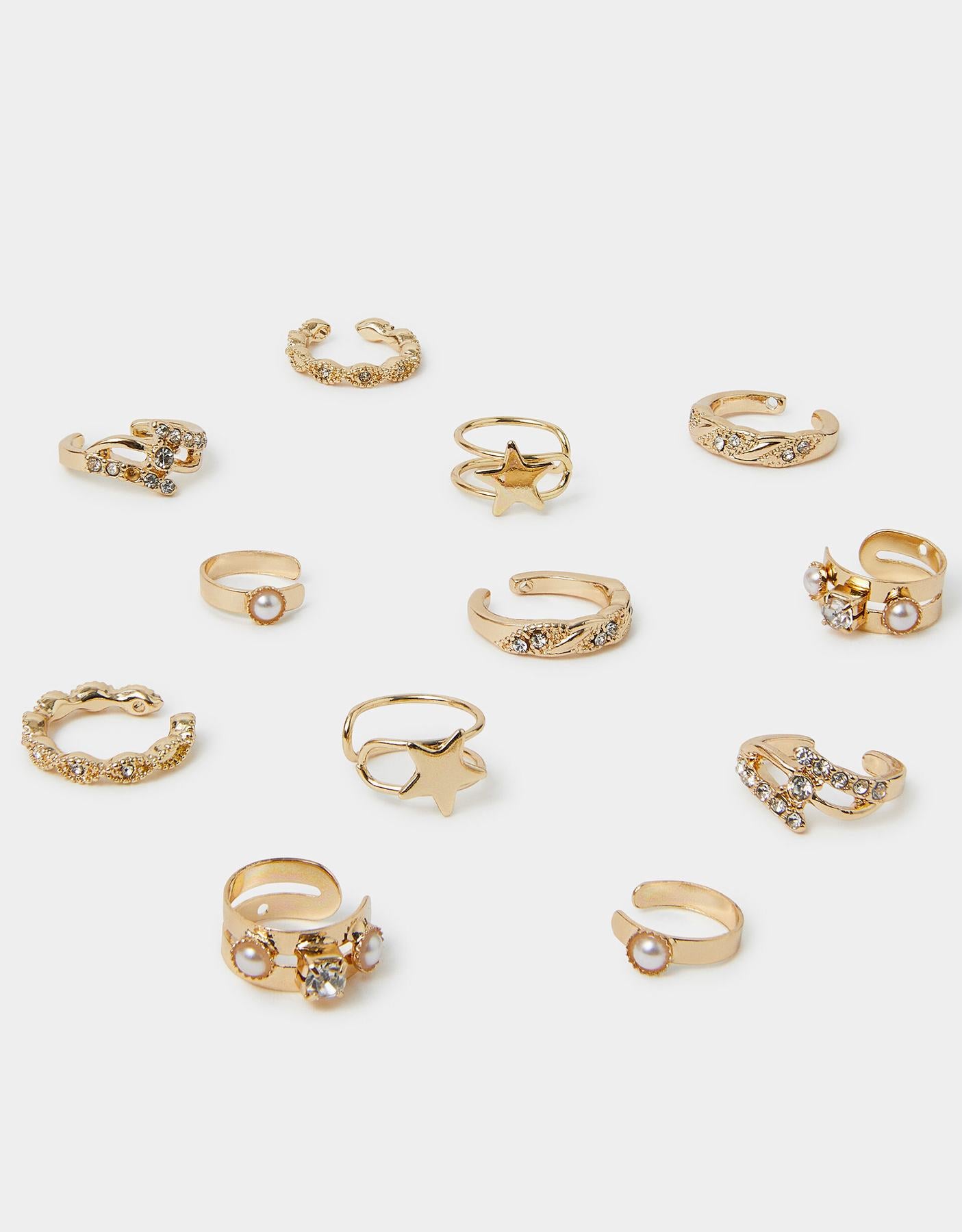 6-Pack Celestial Ear Cuffs