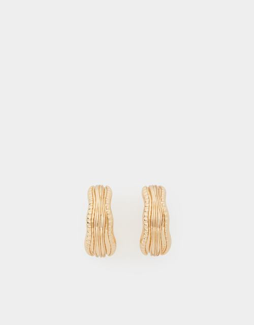 Mini Molten Texture Hoop Earrings