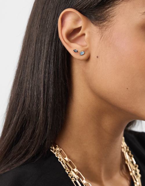 15-Pack Gemstone Marquise Stud Earrings