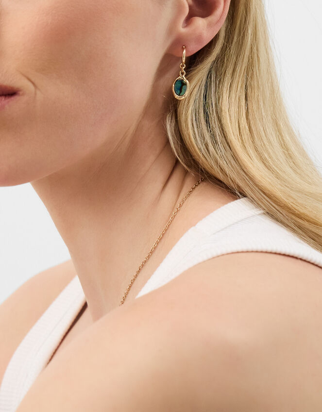 10 X GREEN STONE EAR STAC