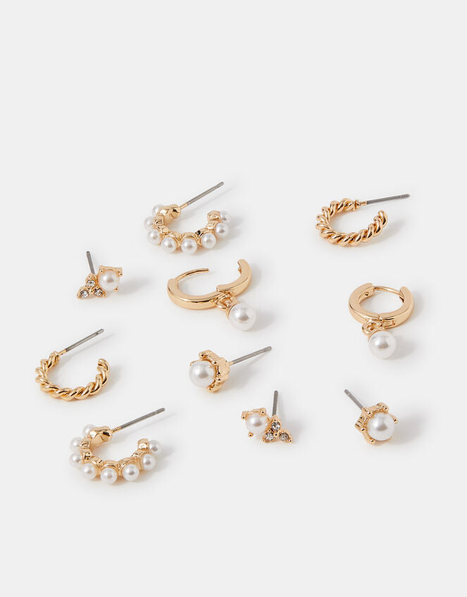 10 X PEARL CLASSIC EARRINGS ST