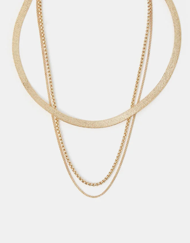 3-Pack Snake Chain Necklaces