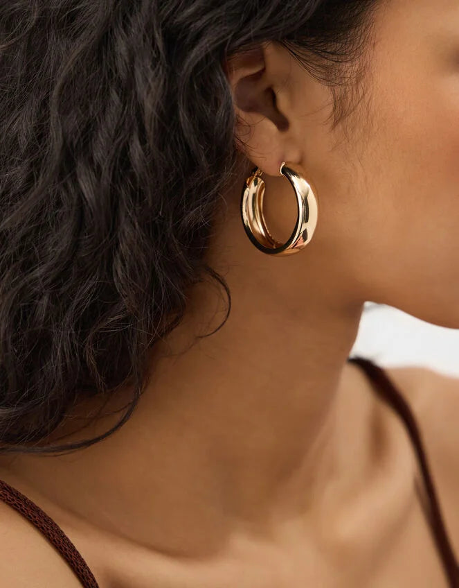 Chunky Hoop Earrings