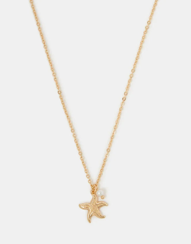 STARFISH PEARL NECKLACE