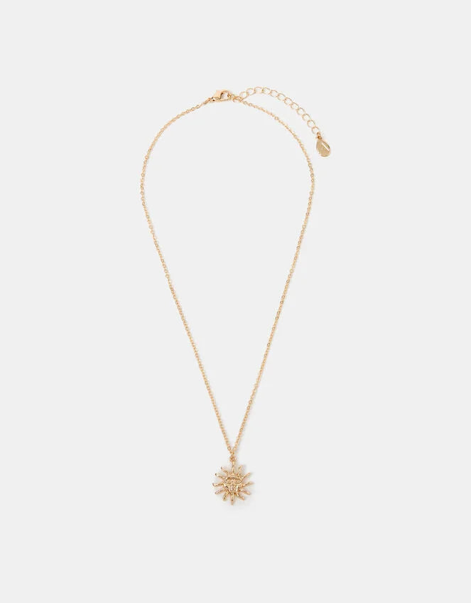 Sun Pendant Necklace
