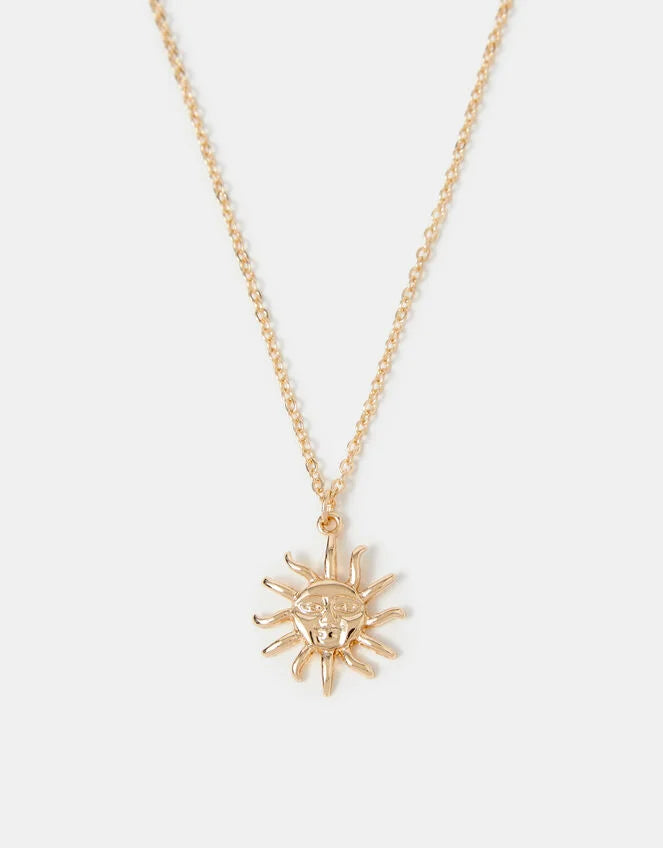 Sun Pendant Necklace