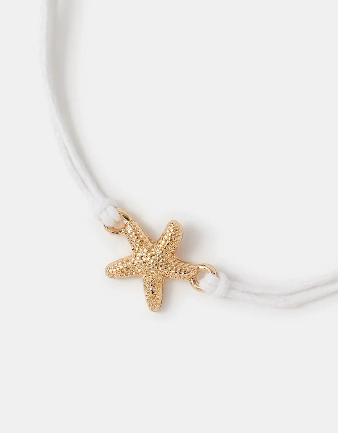 Starfish Cord Bracelet
