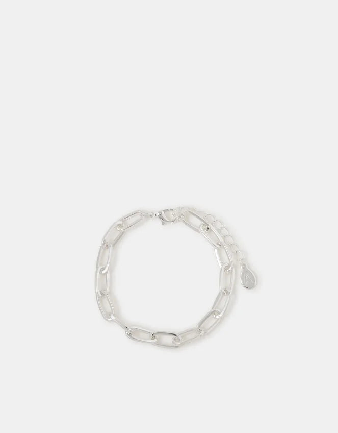 Link Chain Bracelet Silver