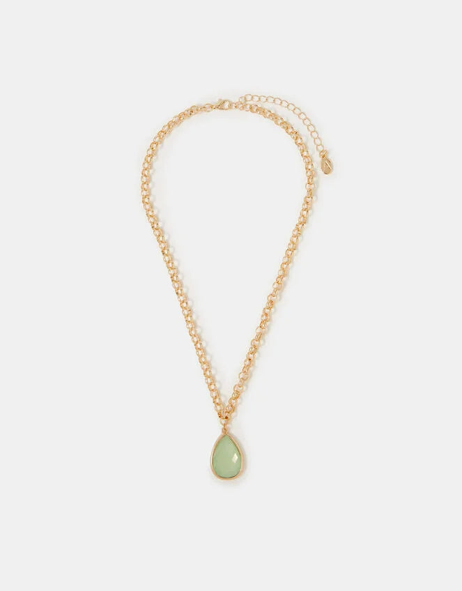 Gemstone Pendant Necklace