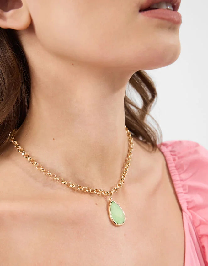 Gemstone Pendant Necklace