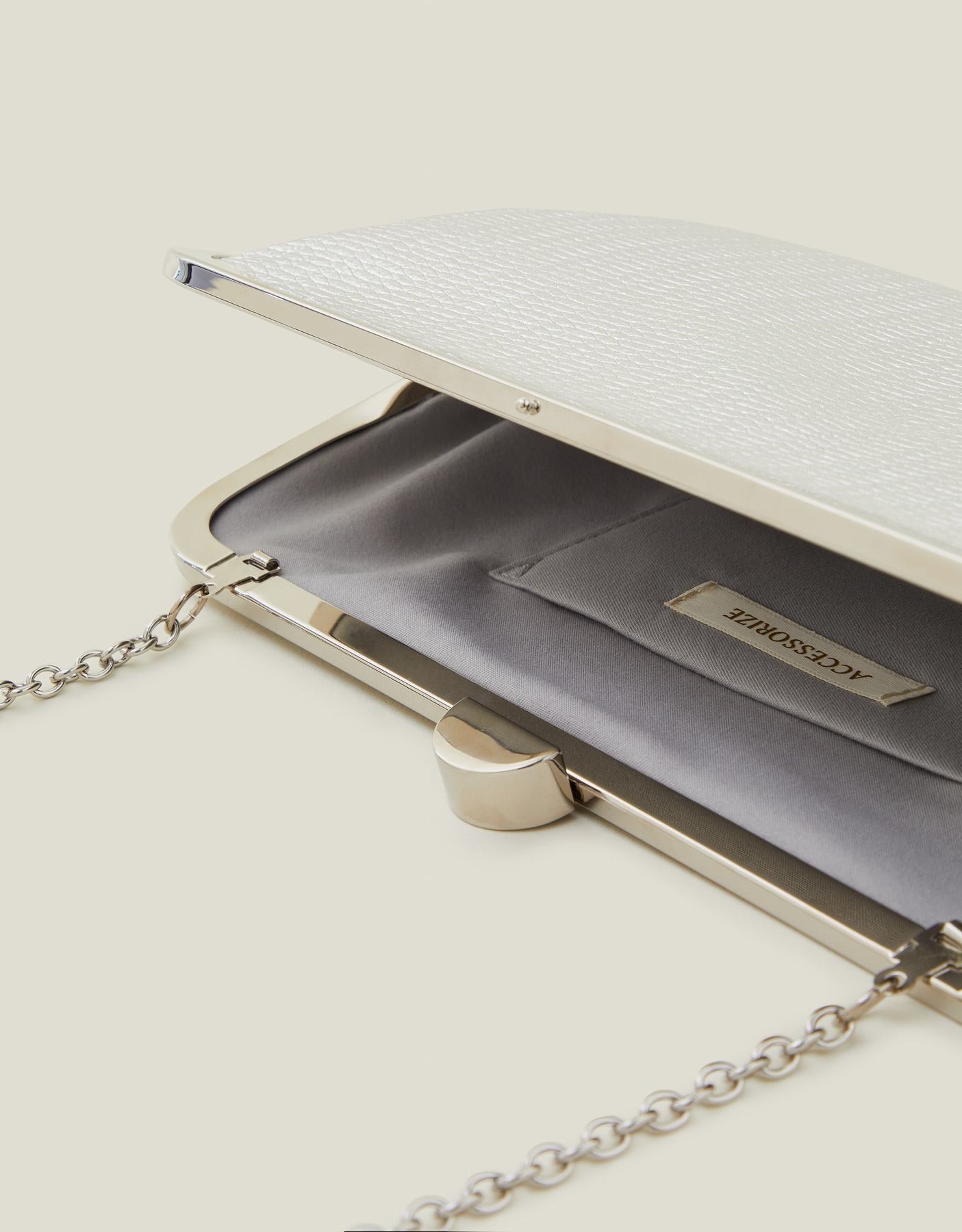 Metallic Clutch Bag