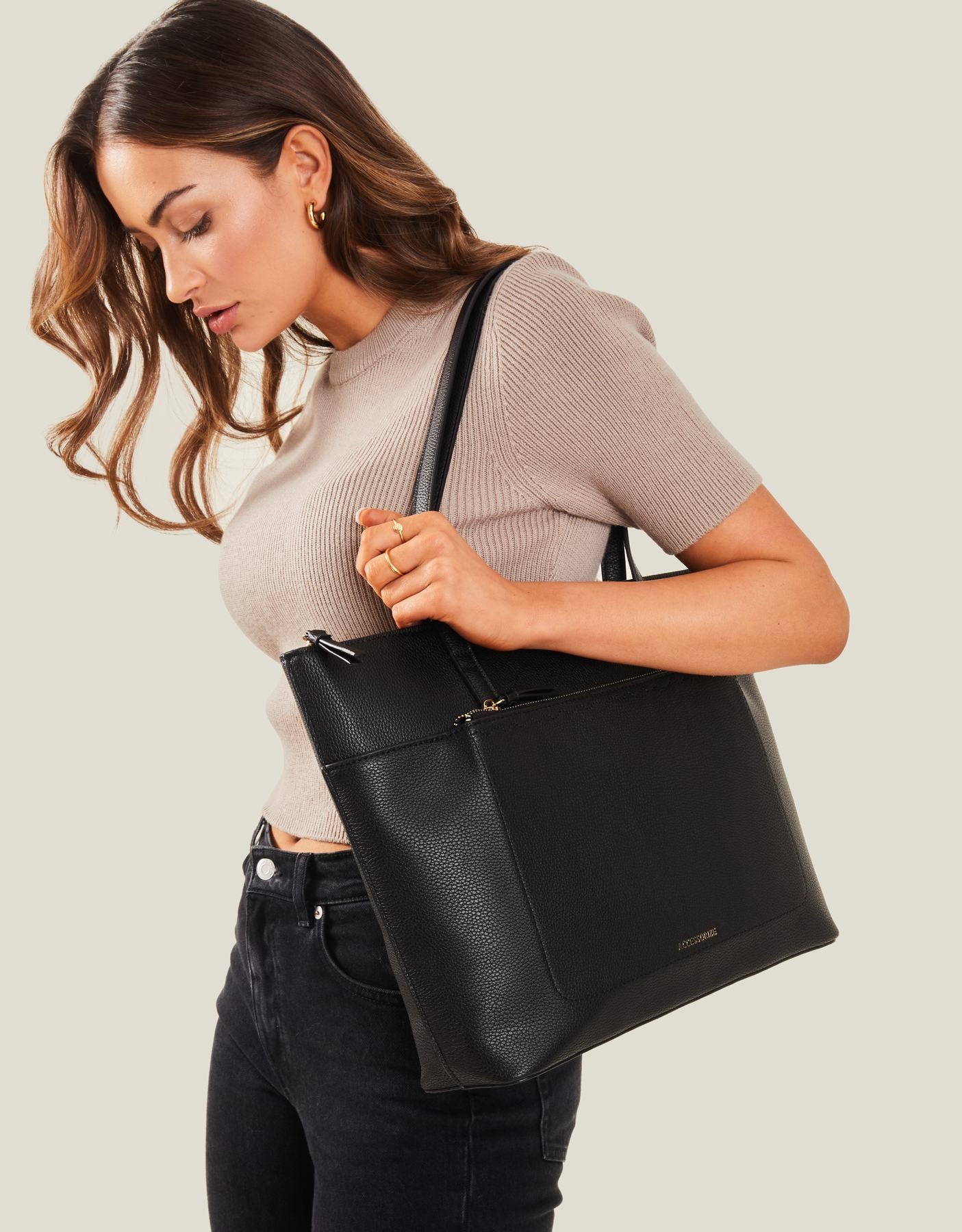 Classic Pocket Tote Bag