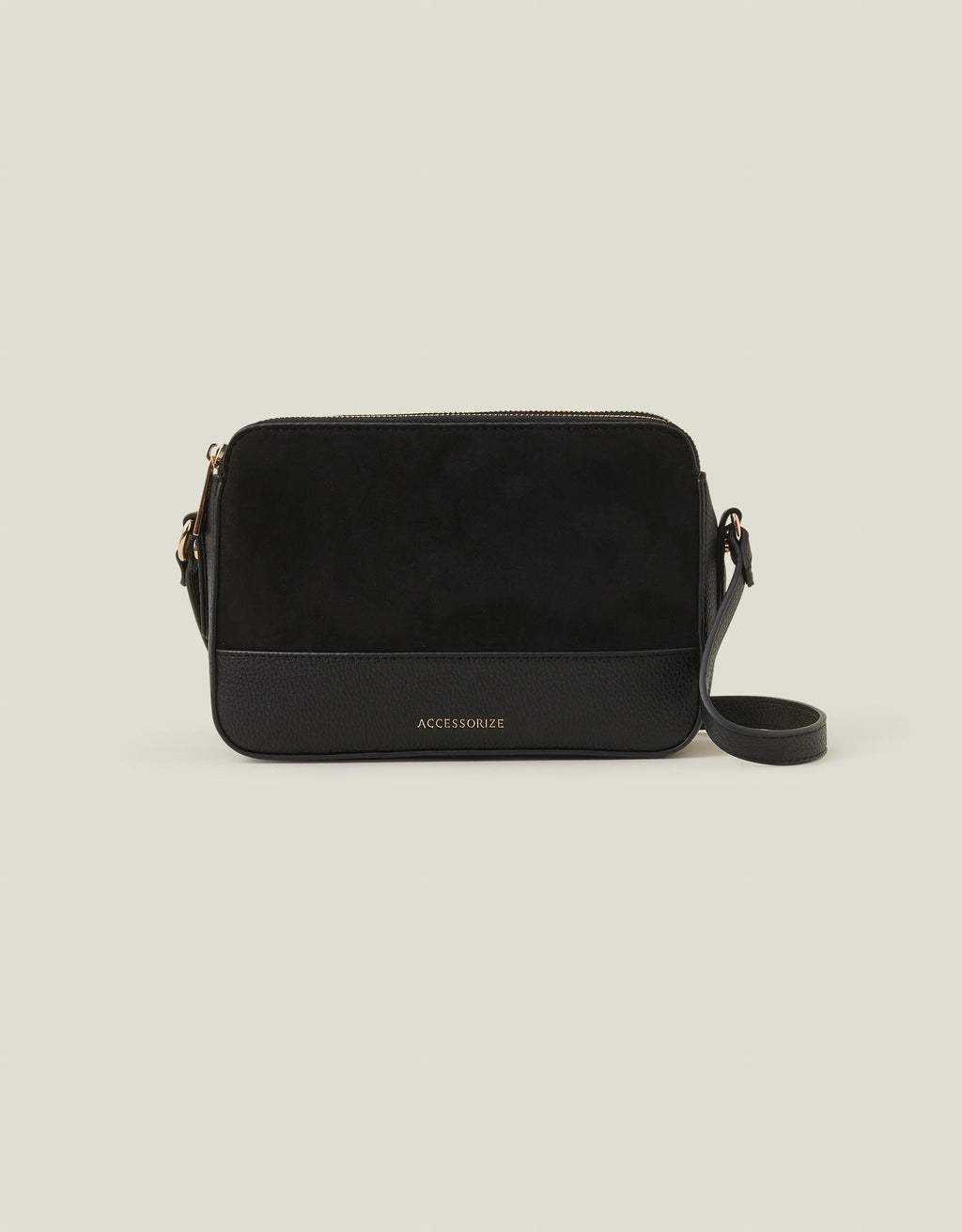 Suedette Classic Crossbody Bag