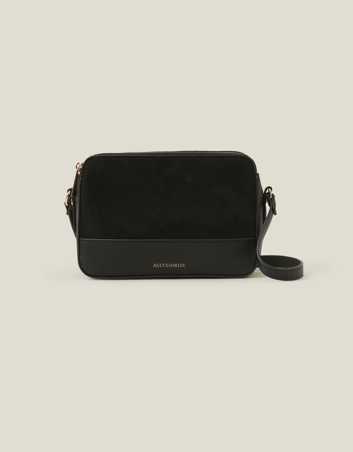 Suedette Classic Crossbody Bag