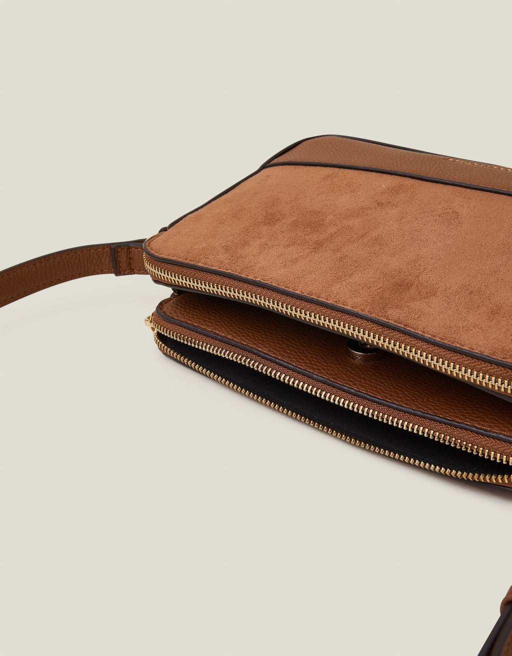 Suedette Classic Crossbody Bag