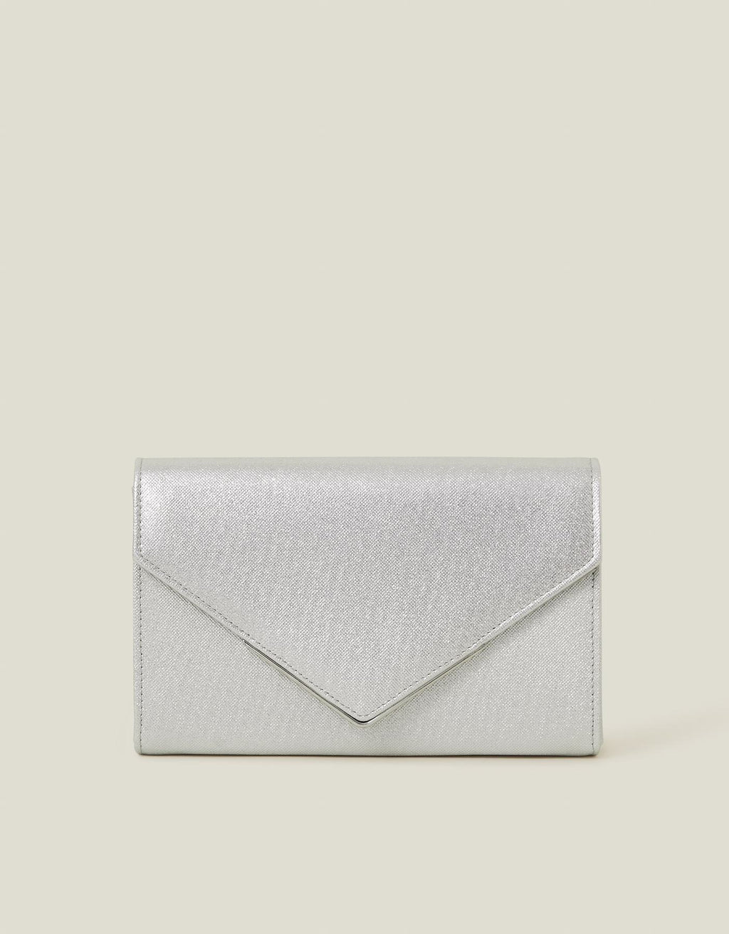Metallic Envelope Clutch Bag