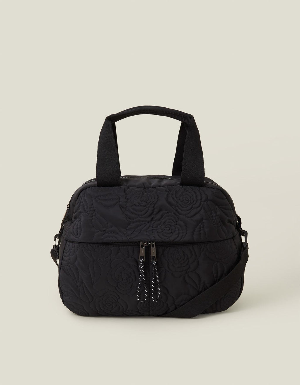 Floral Quilted Travel Bag