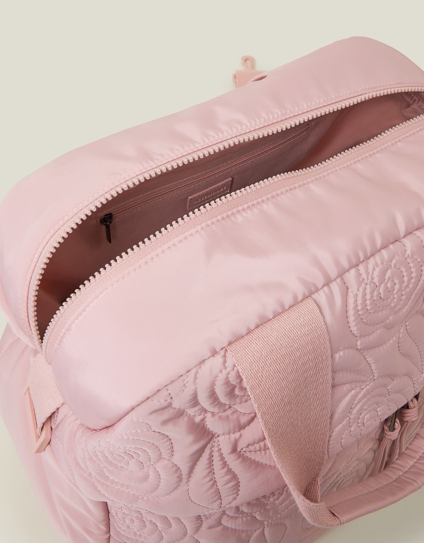 Floral Quilted Travel Bag