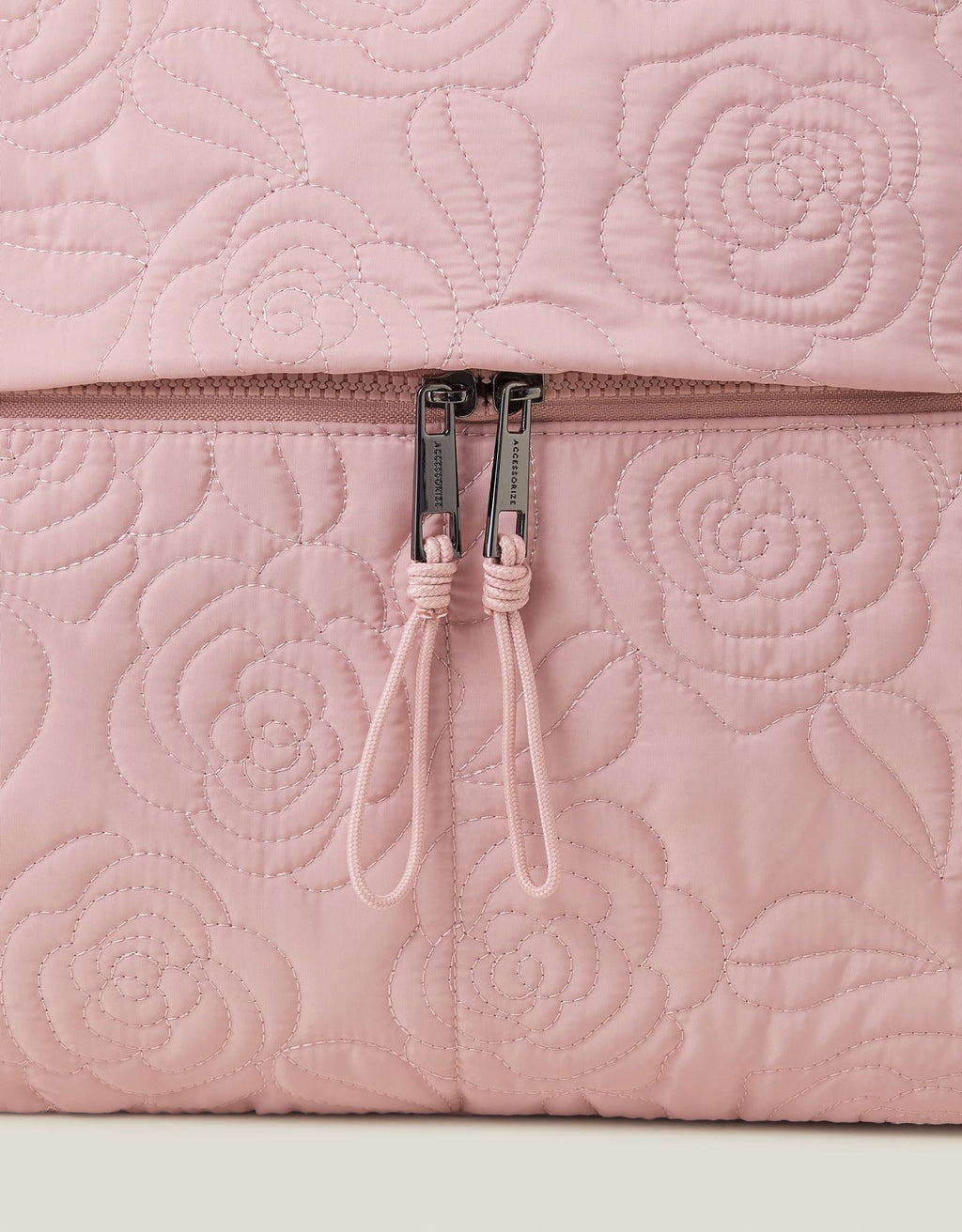 Floral Quilted Travel Bag