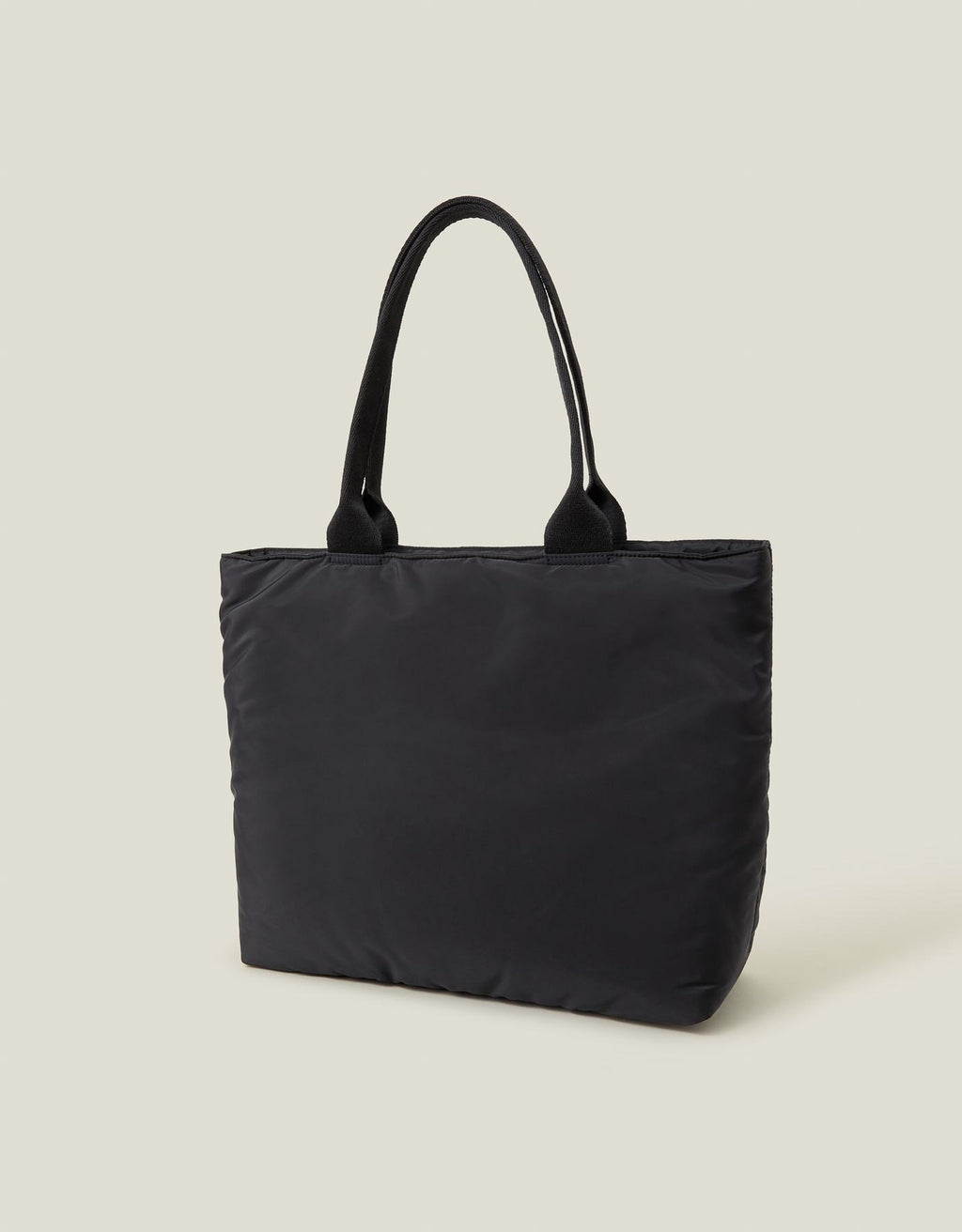 Floral Quilted Nylon Tote 