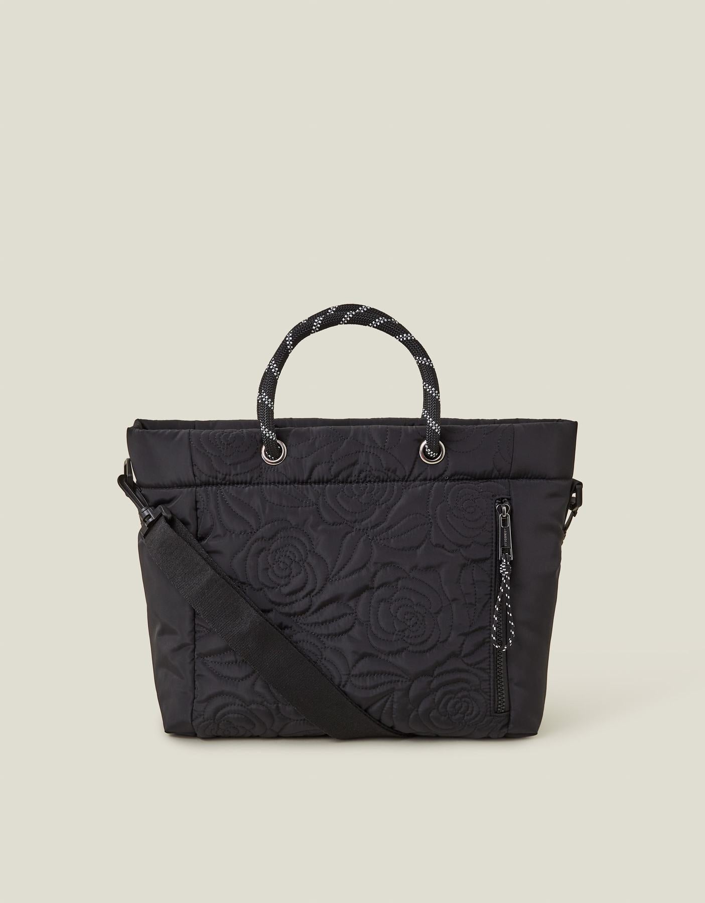 Floral Quilted Hand Bag