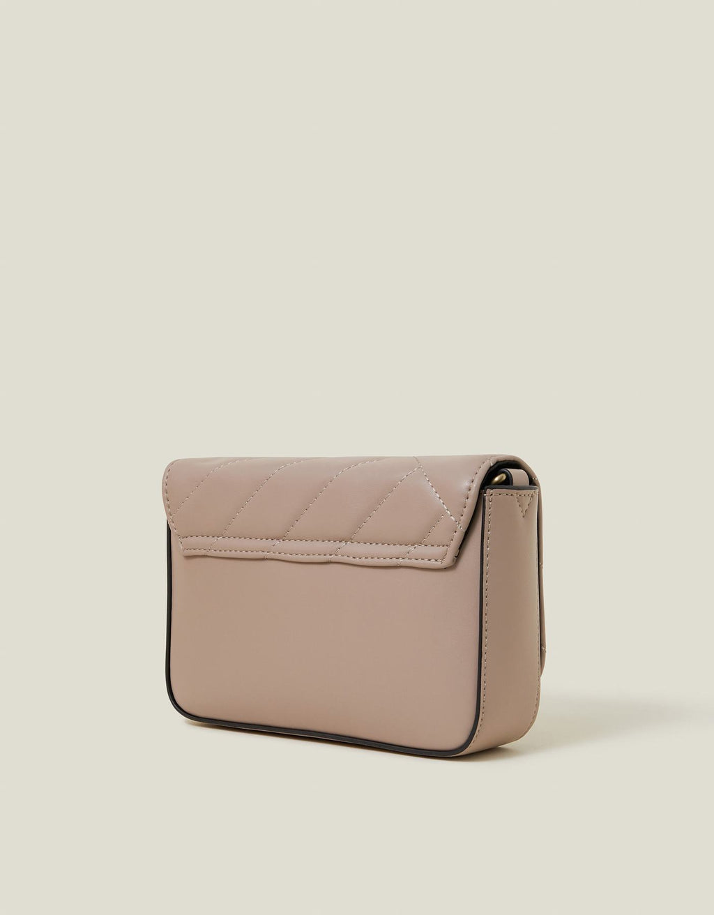 Chain Strap Faux Leather Cross-Body Bag