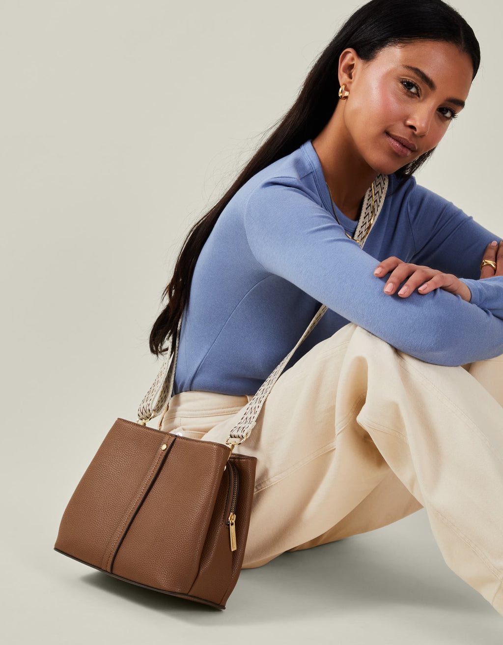 WEBBING STRAP CROSS BODY