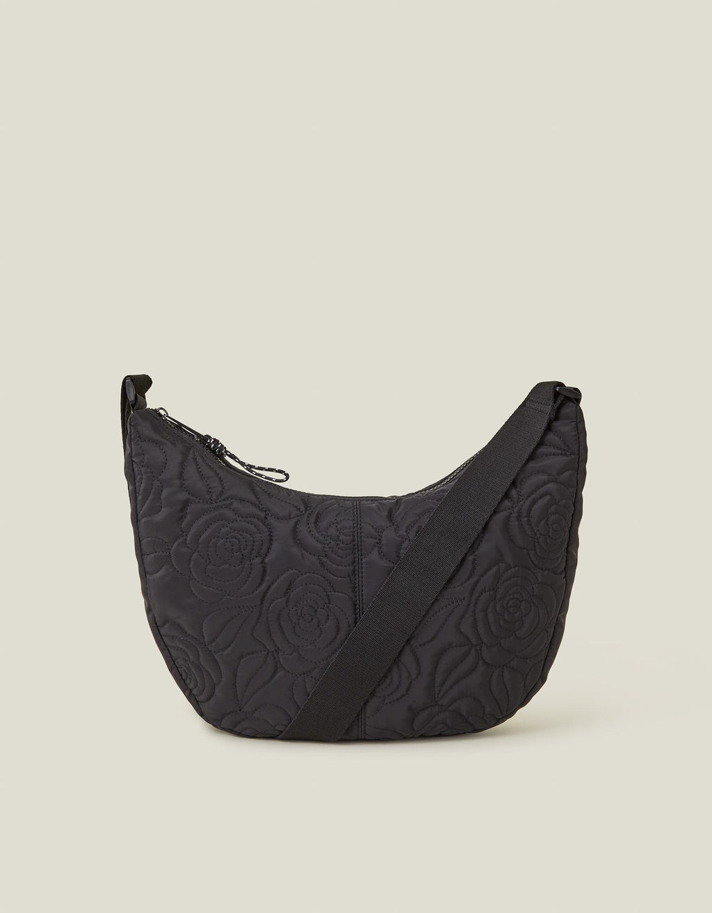Large Floral Quilted Sling Bag 