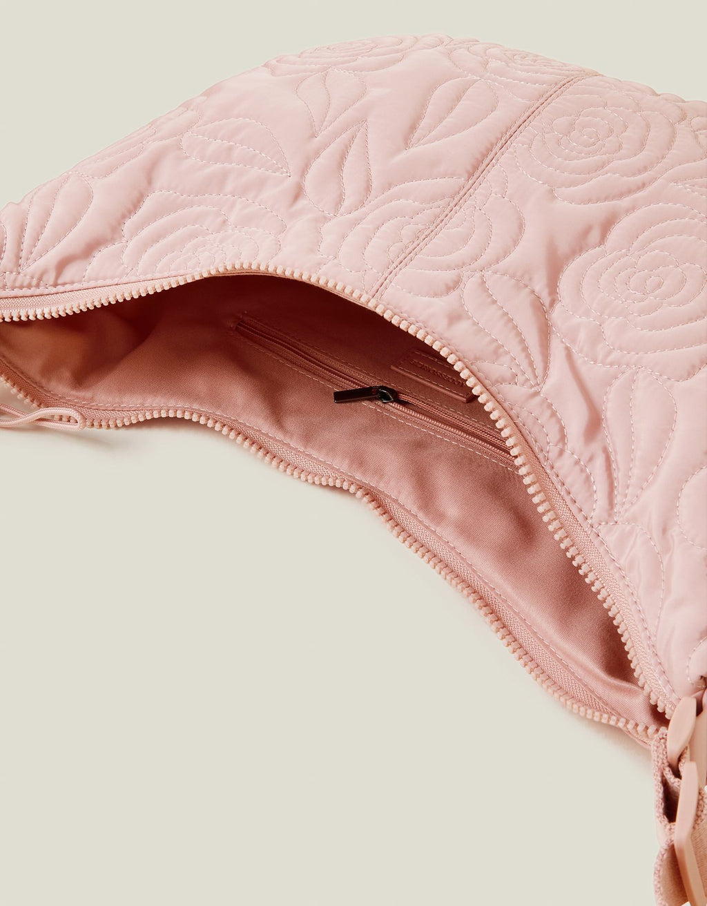 Large Floral Quilted Sling Bag 