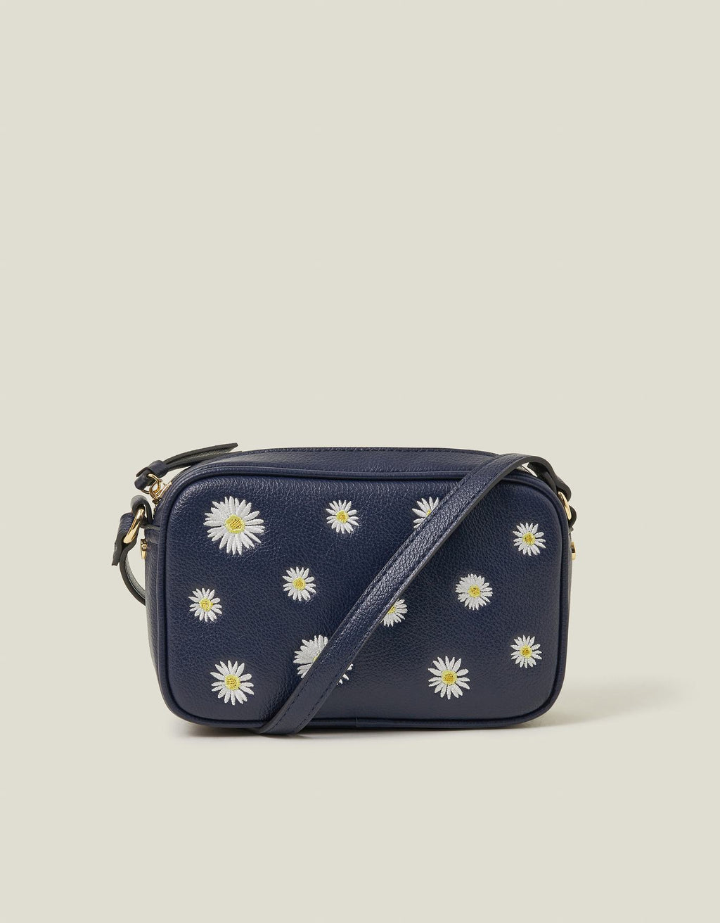 Daisy Faux Leather Cross-Body