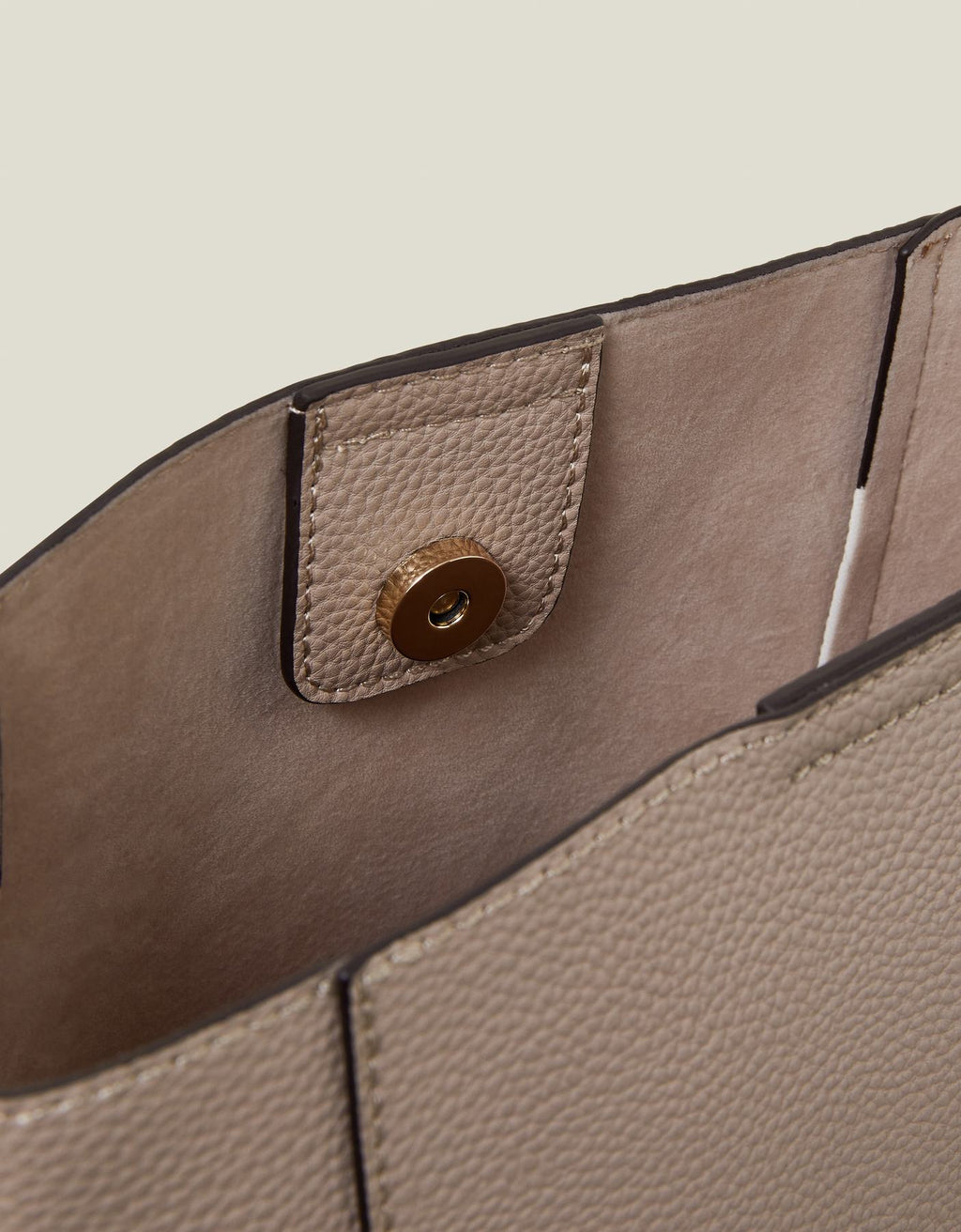 Faux Leather Bucket Bag 