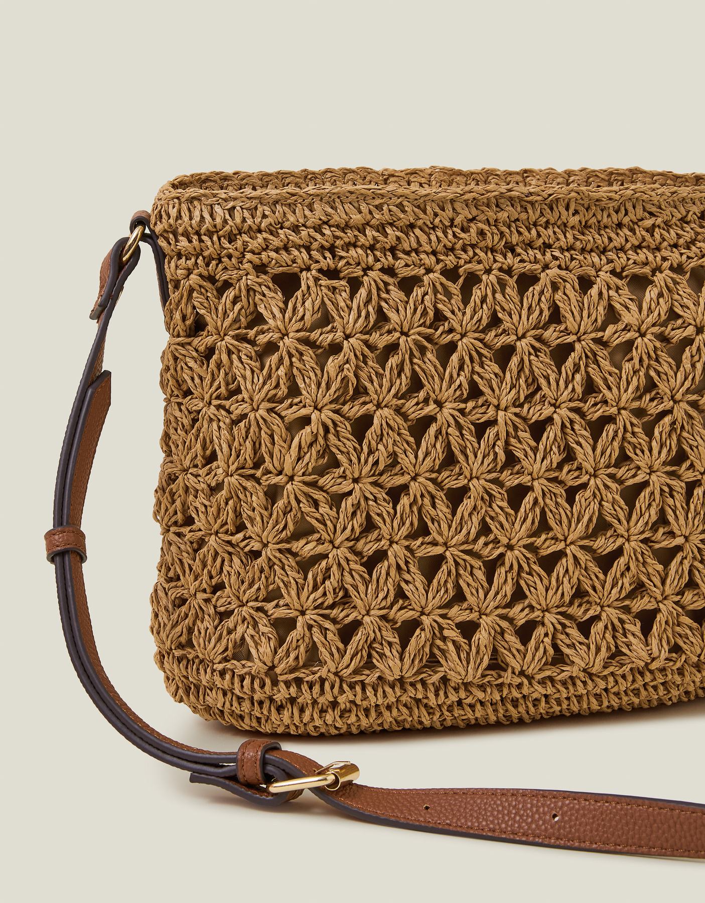 CLASSIC RAFFIA CROSS BODY