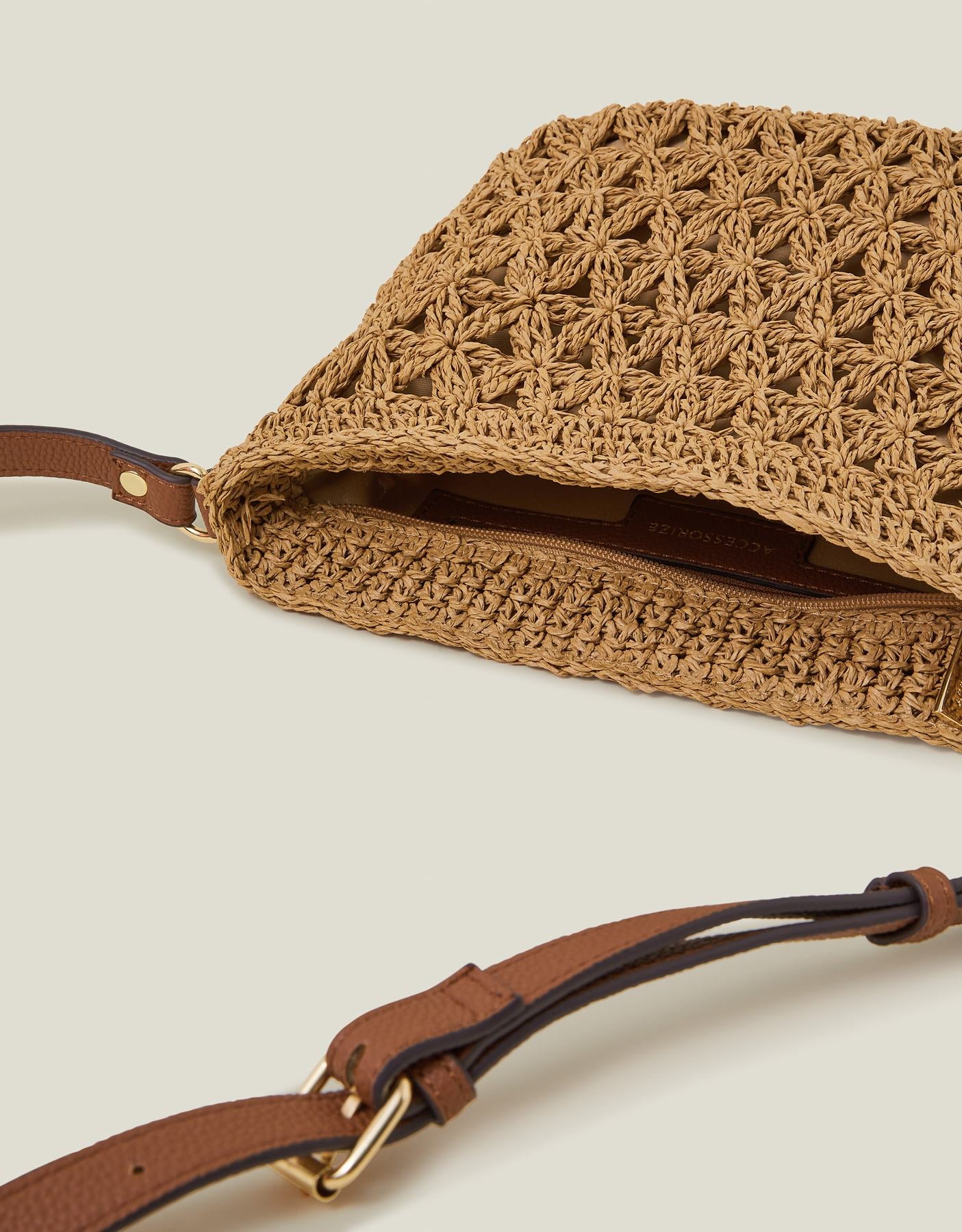 CLASSIC RAFFIA CROSS BODY