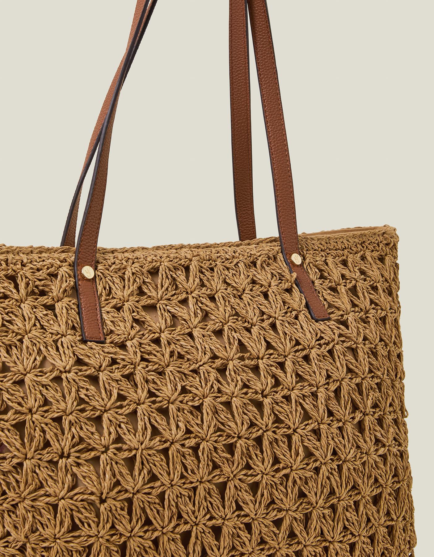 Raffia Tote Bag