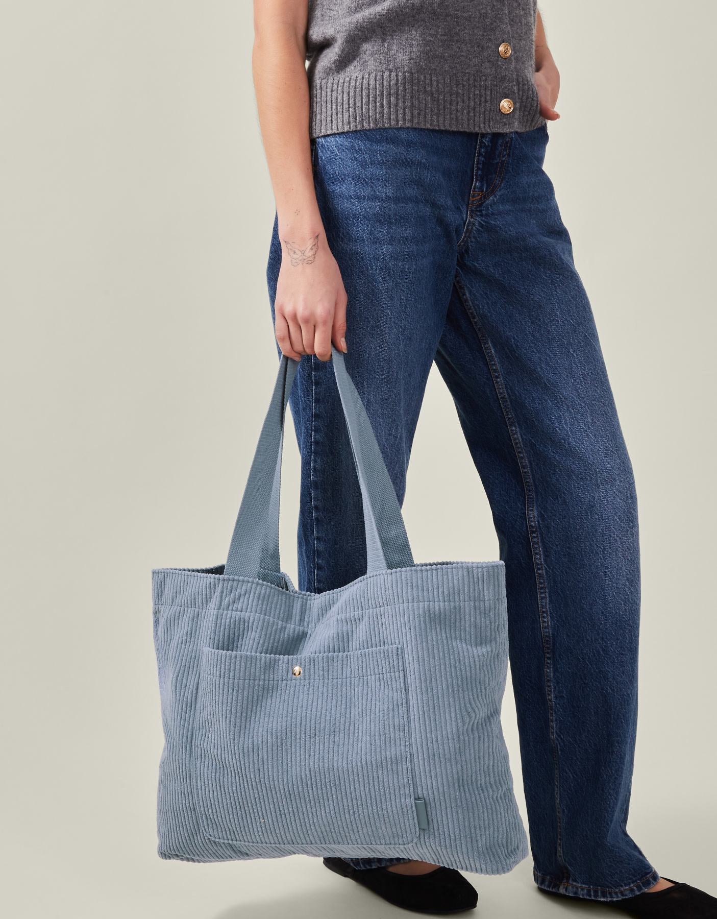Corduroy Shopper Bag