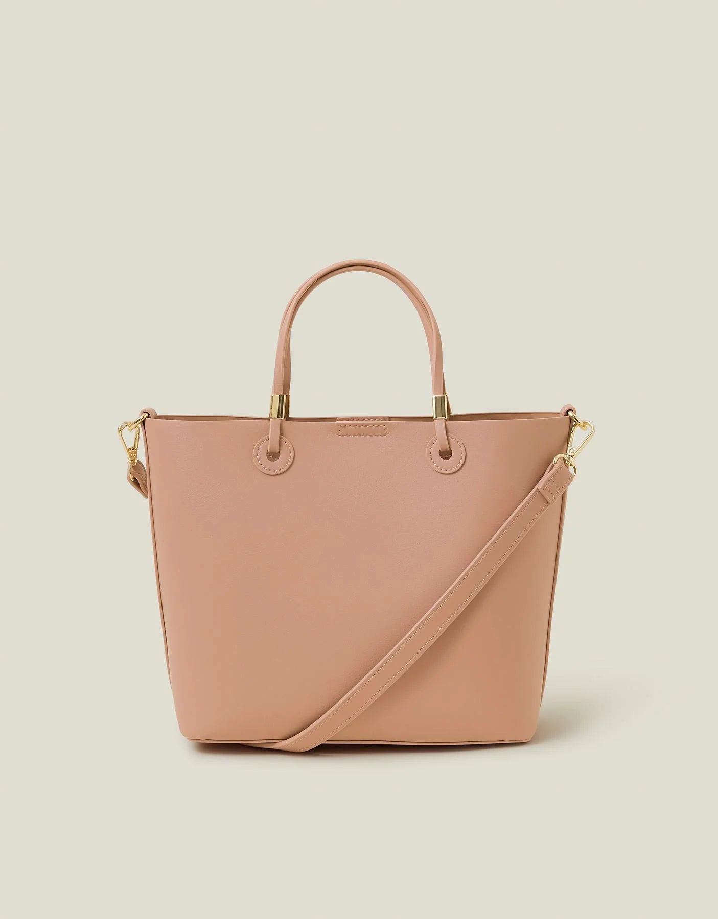 Smooth Faux Leather Handbag