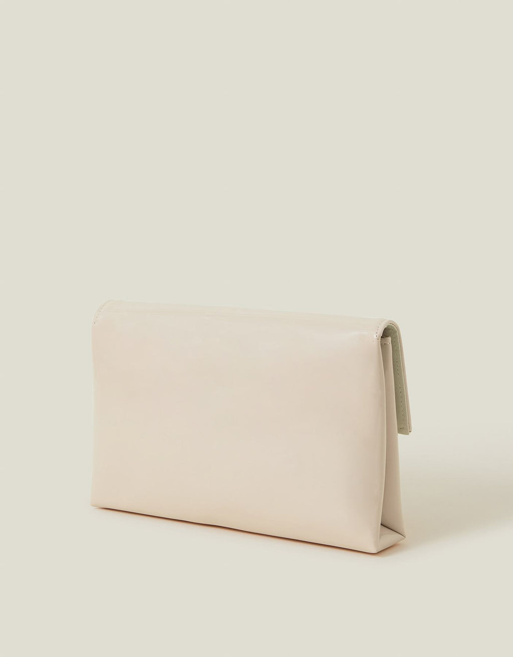 Patent Fold-Over Clutch Bag