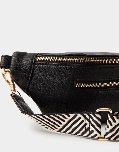 Sling Crossbody Bag Black