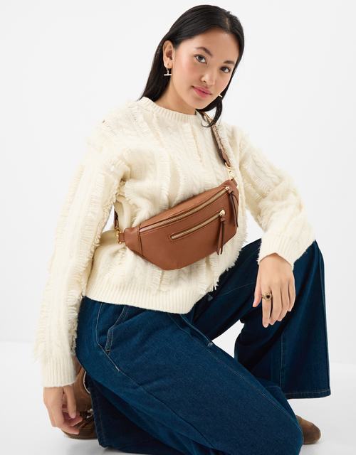 Sling Crossbody Bag Tan