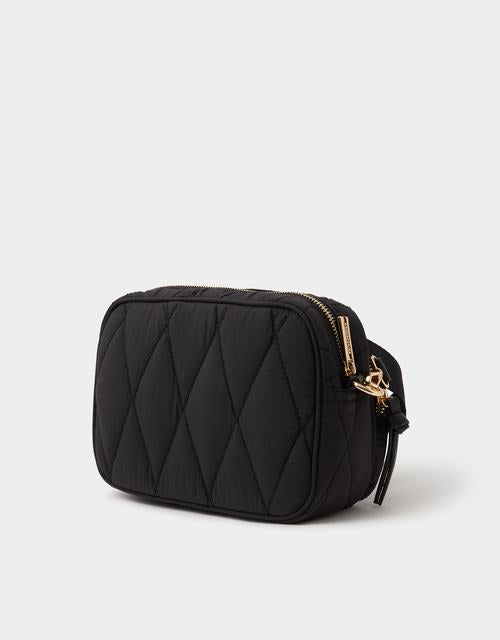 Quilted Nylon Crossbody Bag