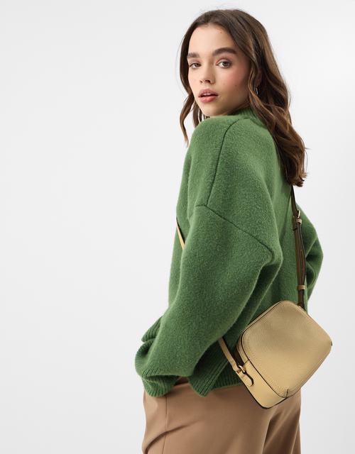 Double Zip Crossbody Bag Yellow