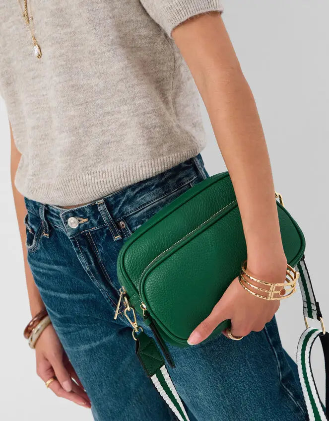 DINA DOUBLE ZIP CAMERA BAG - Green