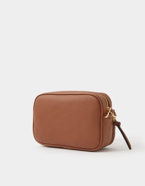 Double Zip Camera Bag Tan