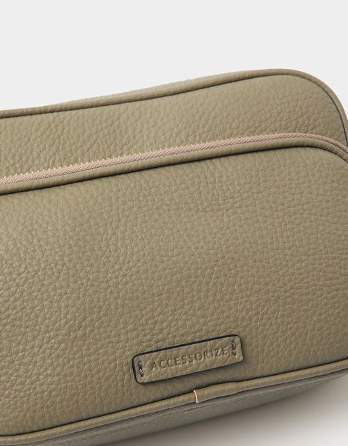 Double Zip Camera Bag Green