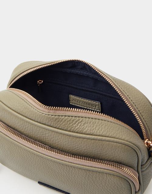 Double Zip Camera Bag Green